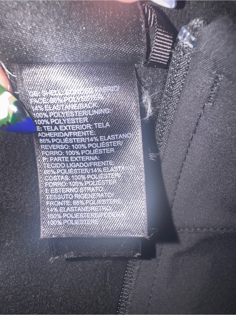 Women’s The North Face Black Lightweight Full-Zip Jacket- XXL - Picture 7 of 9